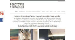 Desktop Screenshot of pogotowiewnetrzarskie.pl