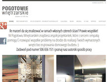 Tablet Screenshot of pogotowiewnetrzarskie.pl